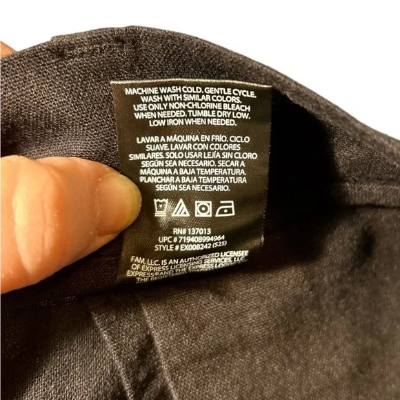 🖤 Express Linen Shorts | Size 8 | High-Rise + Breezy Chic - Picture 9 of 11